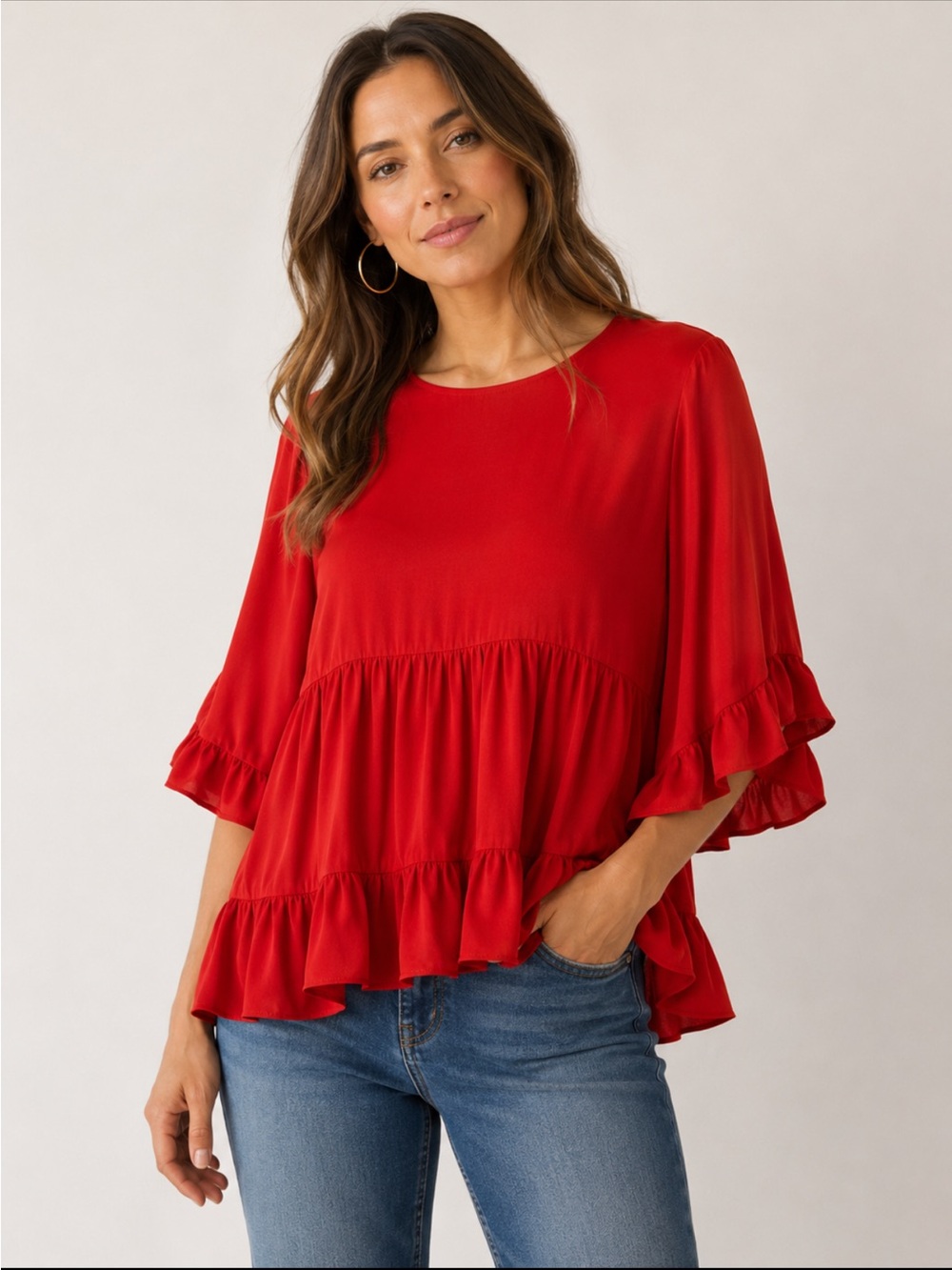 🎉5 for $45🎉 Caramela top blouse shirt size L